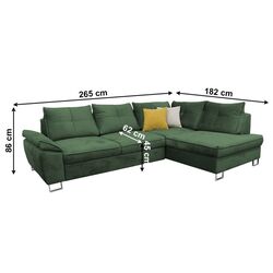 Диван угловой раскладной Mobhaus Felda Right (Emerald) Thumb
