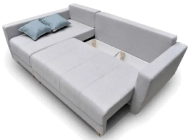 Диван угловой раскладной Mobhaus Hakan Right (Light Gray/Menthol) - 2