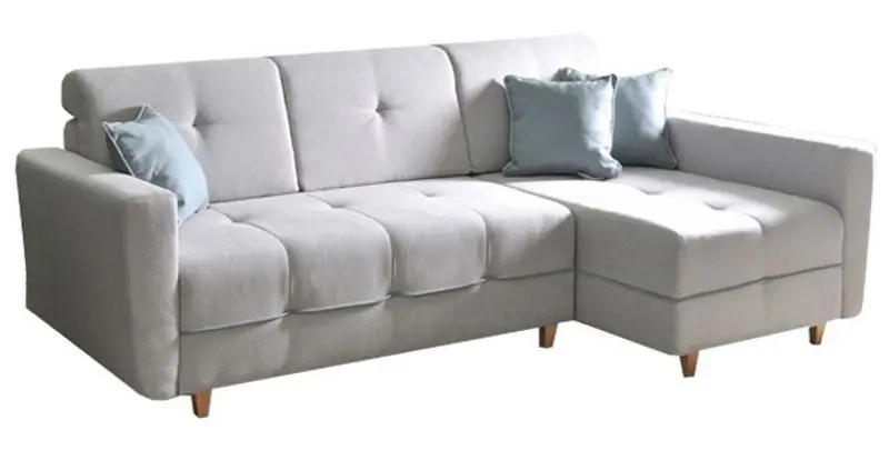 Диван угловой раскладной Mobhaus Hakan Right (Light Gray/Menthol)