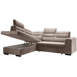 Canapea de colt extensibila Mobhaus Kloudy Roh Left (Taupe) Thumb