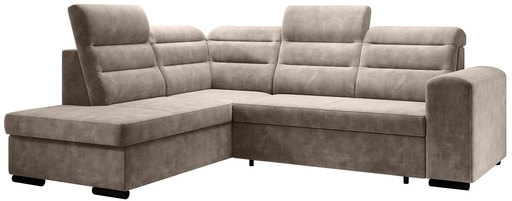Canapea de colt extensibila Mobhaus Kloudy Roh Left (Taupe) - 3
