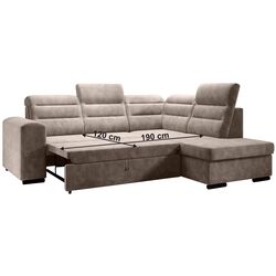 Canapea de colt extensibila Mobhaus Kloudy Roh Right (Taupe) Thumb