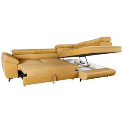 Canapea de colt extensibila Mobhaus Kosmo Roh Right (Mustard) Thumb
