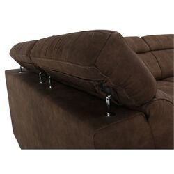 Canapea de colt extensibila Mobhaus Lanza Left (Brown/Light Purple) Thumb