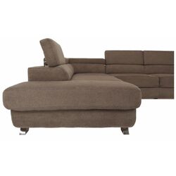 Canapea de colt extensibila Mobhaus Legas Left (Brown) Thumb