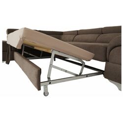 Canapea de colt extensibila Mobhaus Legas Left (Brown) Thumb