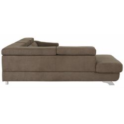 Canapea de colt extensibila Mobhaus Legas Left (Brown) Thumb