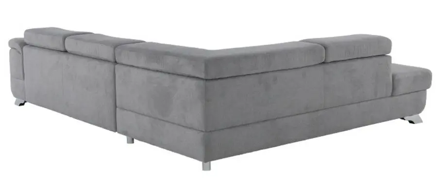 Canapea de colt extensibila Mobhaus Legas Left (Gray) - 4