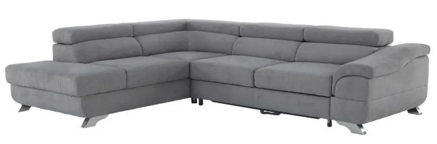 Canapea de colt extensibila Mobhaus Legas Left (Gray)