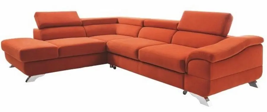 Диван угловой раскладной Mobhaus Legas Left (Terracotta)