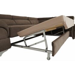 Canapea de colt extensibila Mobhaus Legas Right (Brown) Thumb