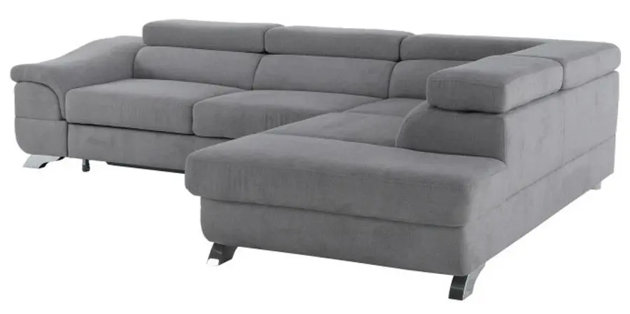 Canapea de colt extensibila Mobhaus Legas Right (Gray) - 7