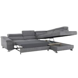 Canapea de colt extensibila Mobhaus Legas Right (Gray) Thumb