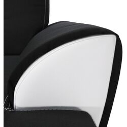 Диван угловой раскладной Mobhaus Maruti Right (Black/White) Thumb