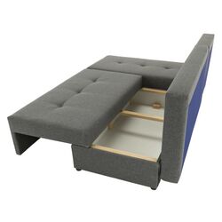 Диван угловой раскладной Mobhaus Mexx Left (Gray/Black) Thumb