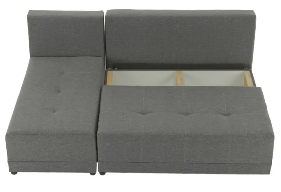 Диван угловой раскладной Mobhaus Mexx Left (Gray/Black)