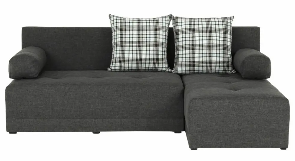 Диван угловой раскладной Mobhaus Mexx Right (Gray/Black)