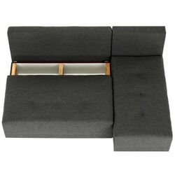 Диван угловой раскладной Mobhaus Mexx Right (Gray/Black) Thumb