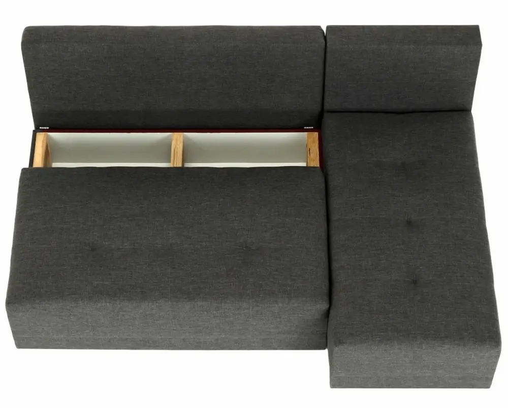 Диван угловой раскладной Mobhaus Mexx Right (Gray/Black)