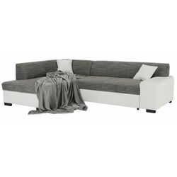 Canapea de colt extensibila Mobhaus Minerva Left (Gray/White) Thumb