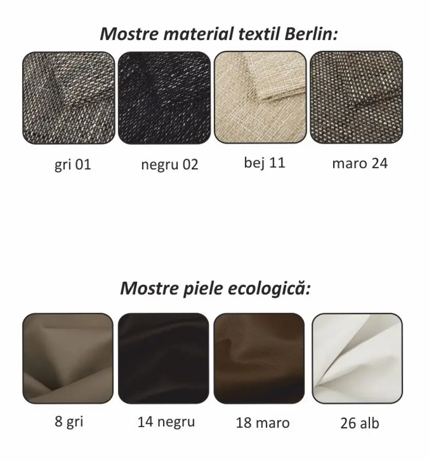 Canapea de colt extensibila Mobhaus Minerva Left (Gray/White) - 2