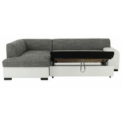 Canapea de colt extensibila Mobhaus Minerva Left (Gray/White) Thumb