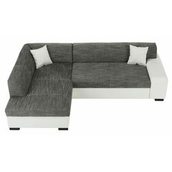 Canapea de colt extensibila Mobhaus Minerva Left (Gray/White) Thumb