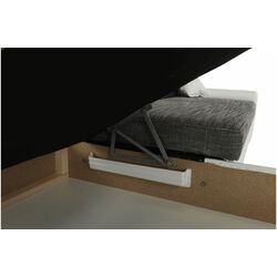 Canapea de colt extensibila Mobhaus Minerva Left (Gray/White) Thumb