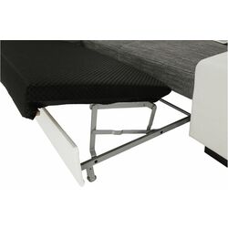 Canapea de colt extensibila Mobhaus Minerva Left (Gray/White) Thumb