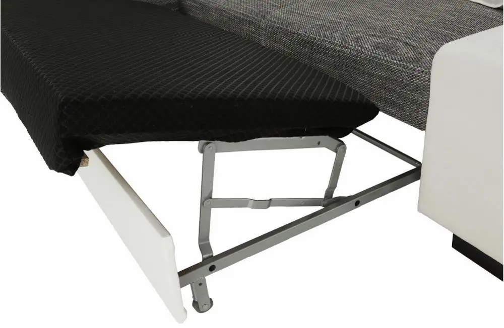 Canapea de colt extensibila Mobhaus Minerva Left (Gray/White) - 8