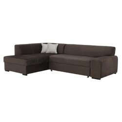 Canapea de colt extensibila Mobhaus Minerva New Left (Brown)