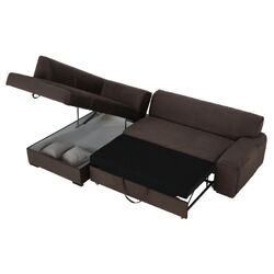 Диван угловой раскладной Mobhaus Minerva New Left (Brown) Thumb
