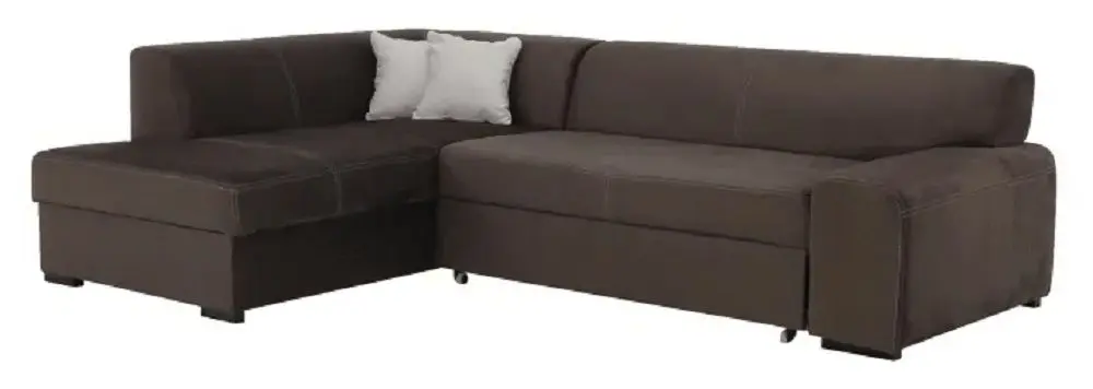 Диван угловой раскладной Mobhaus Minerva New Left (Brown)