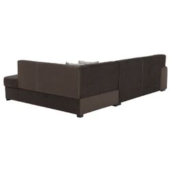 Диван угловой раскладной Mobhaus Minerva New Right (Brown) Thumb