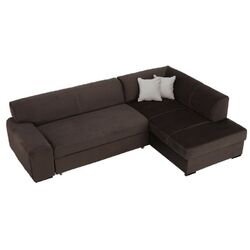 Диван угловой раскладной Mobhaus Minerva New Right (Brown) Thumb