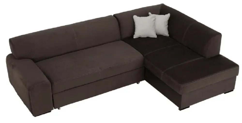 Диван угловой раскладной Mobhaus Minerva New Right (Brown) - 8