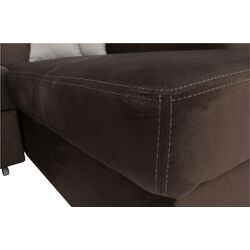 Диван угловой раскладной Mobhaus Minerva New Right (Brown) Thumb