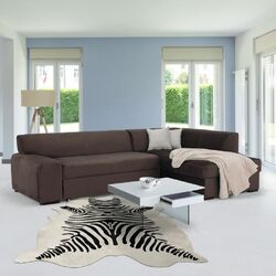 Диван угловой раскладной Mobhaus Minerva New Right (Brown) Thumb