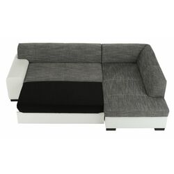 Canapea de colt extensibila Mobhaus Minerva Right (White/Gray) Thumb