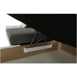 Canapea de colt extensibila Mobhaus Minerva Right (White/Gray) Thumb
