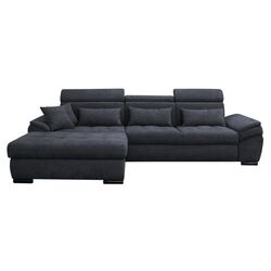 Canapea de colt extensibila Mobhaus Natik New Left (Gray)