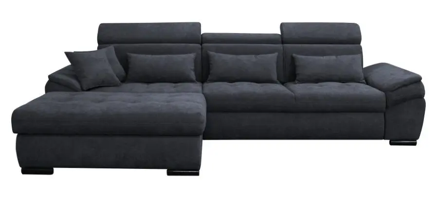 Canapea de colt extensibila Mobhaus Natik New Left (Gray)