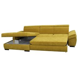 Canapea de colt extensibila Mobhaus Natik New Left (Mustard) Thumb