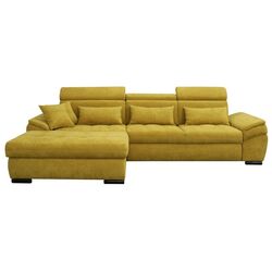 Canapea de colt extensibila Mobhaus Natik New Left (Mustard)