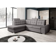 Canapea de colt extensibila Mobhaus Oreo Roh Left (Gray-Brown)