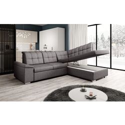 Canapea de colt extensibila Mobhaus Oreo Roh Right (Gray-Brown) Thumb