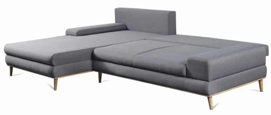 Sectiune canapea extensibila Mobhaus Panos Left (Gray/Mustard) - 2