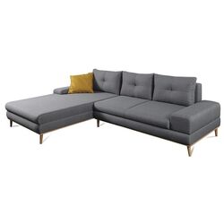 Sectiune canapea extensibila Mobhaus Panos Left (Gray/Mustard)