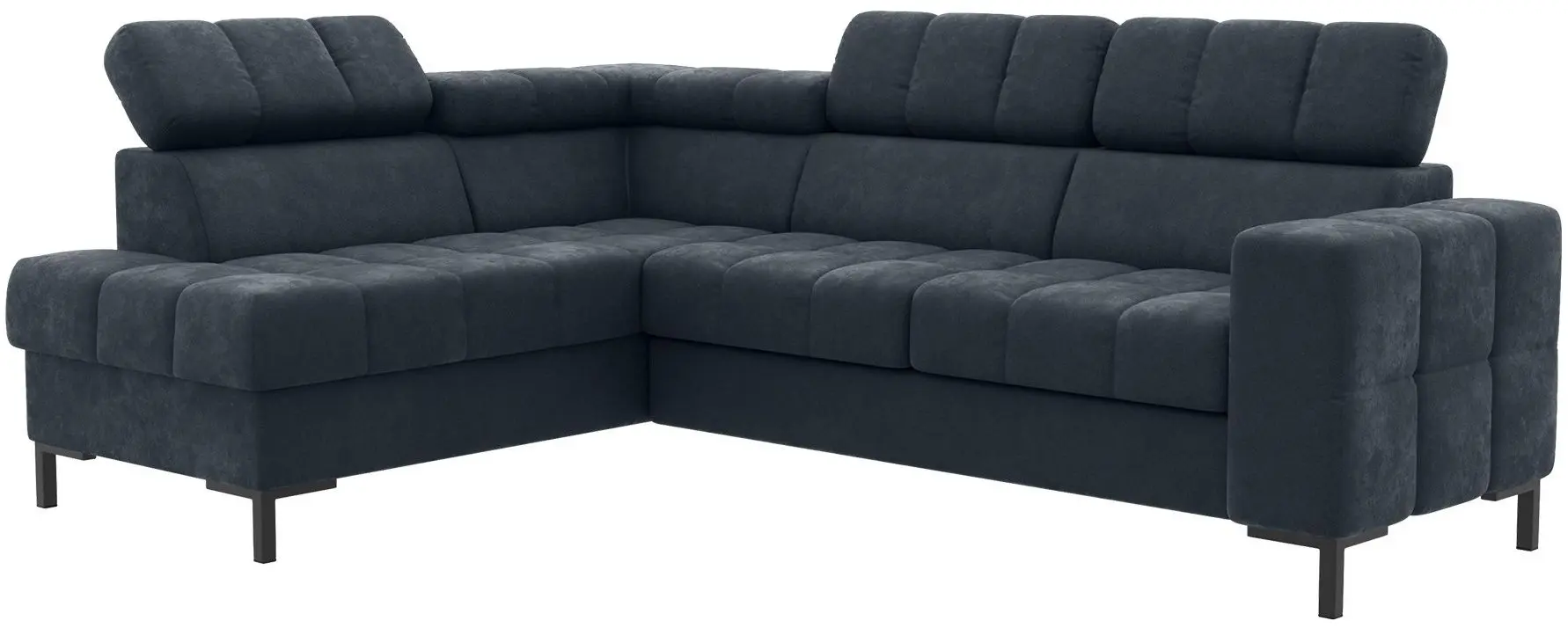 Canapea de colt extensibila Mobhaus Pasat Roh Left (Dark Gray) - 3