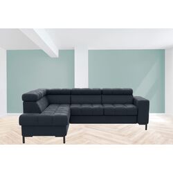 Canapea de colt extensibila Mobhaus Pasat Roh Left (Dark Gray)